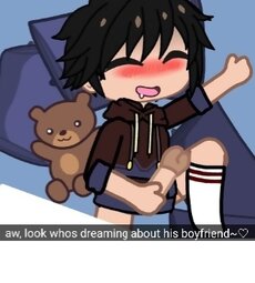 He looks so cute~