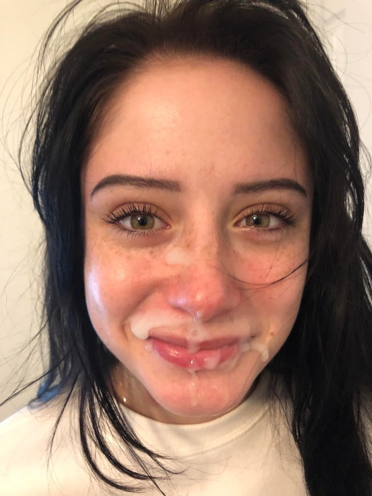 Girlfriend with Cum on her Face (42 pictures) photo