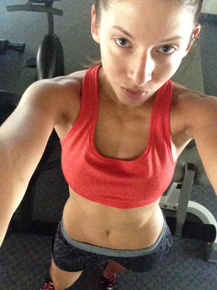 Tight and Fit Brunette