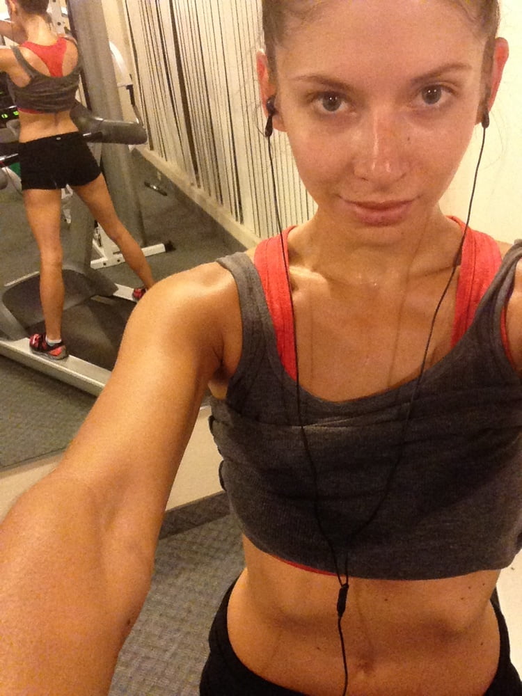 Tight and Fit Brunette