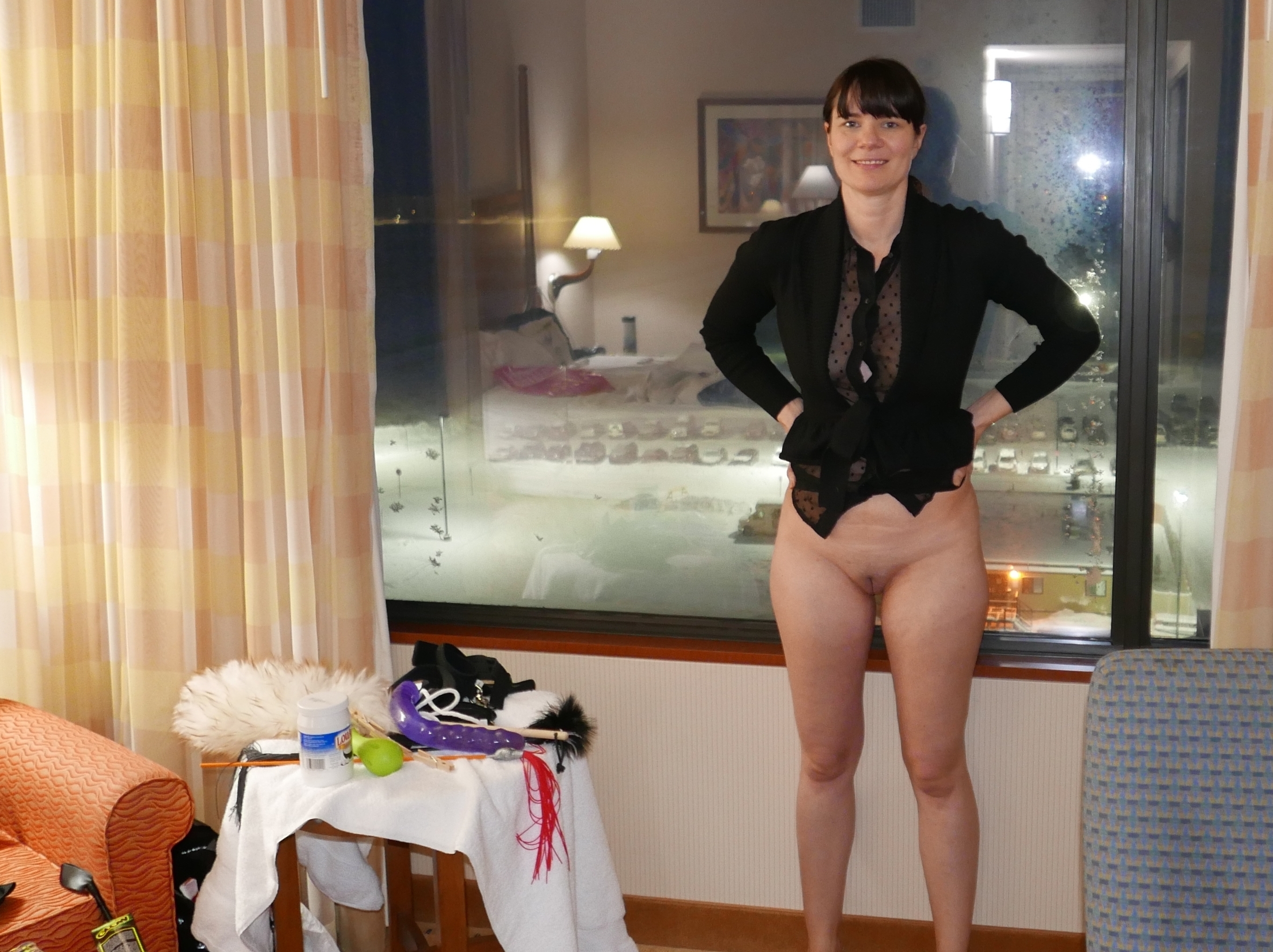 Milf dressed undressed collage slideshow