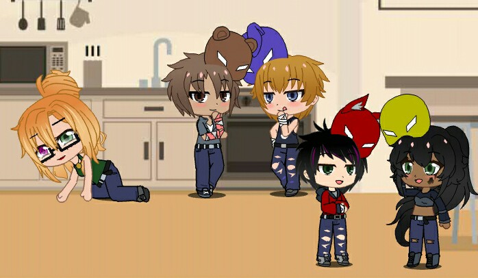 Michael and friends hanging out