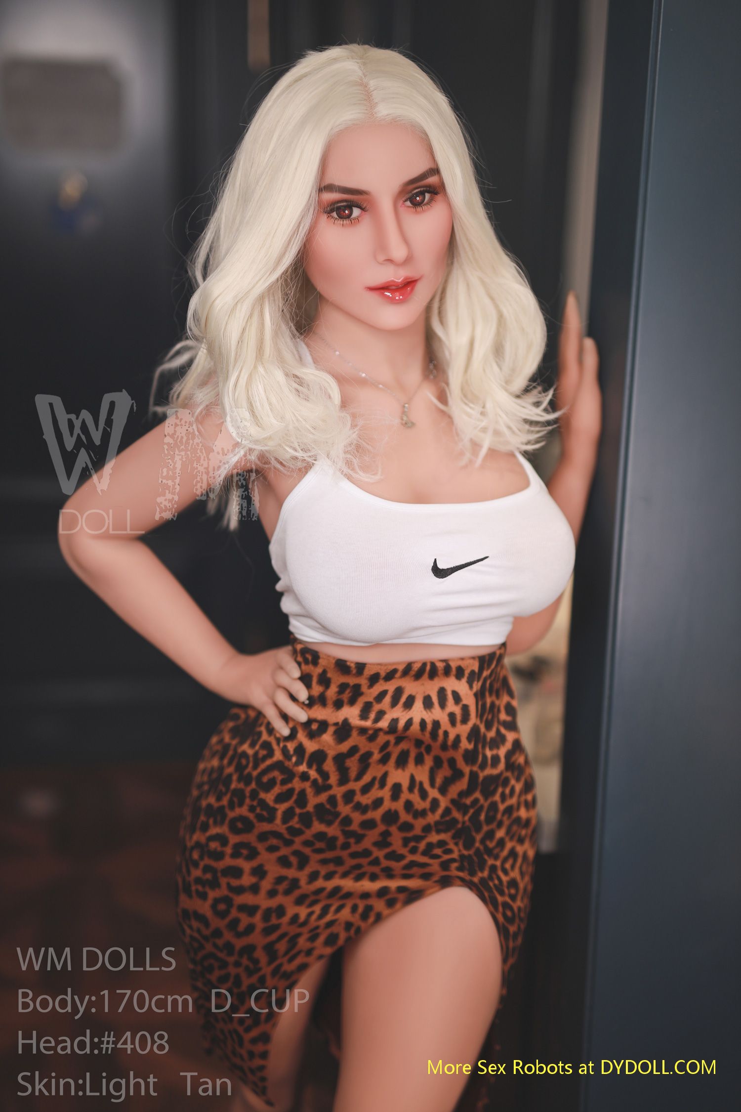 Blonde hot mature sex robot with big boobs