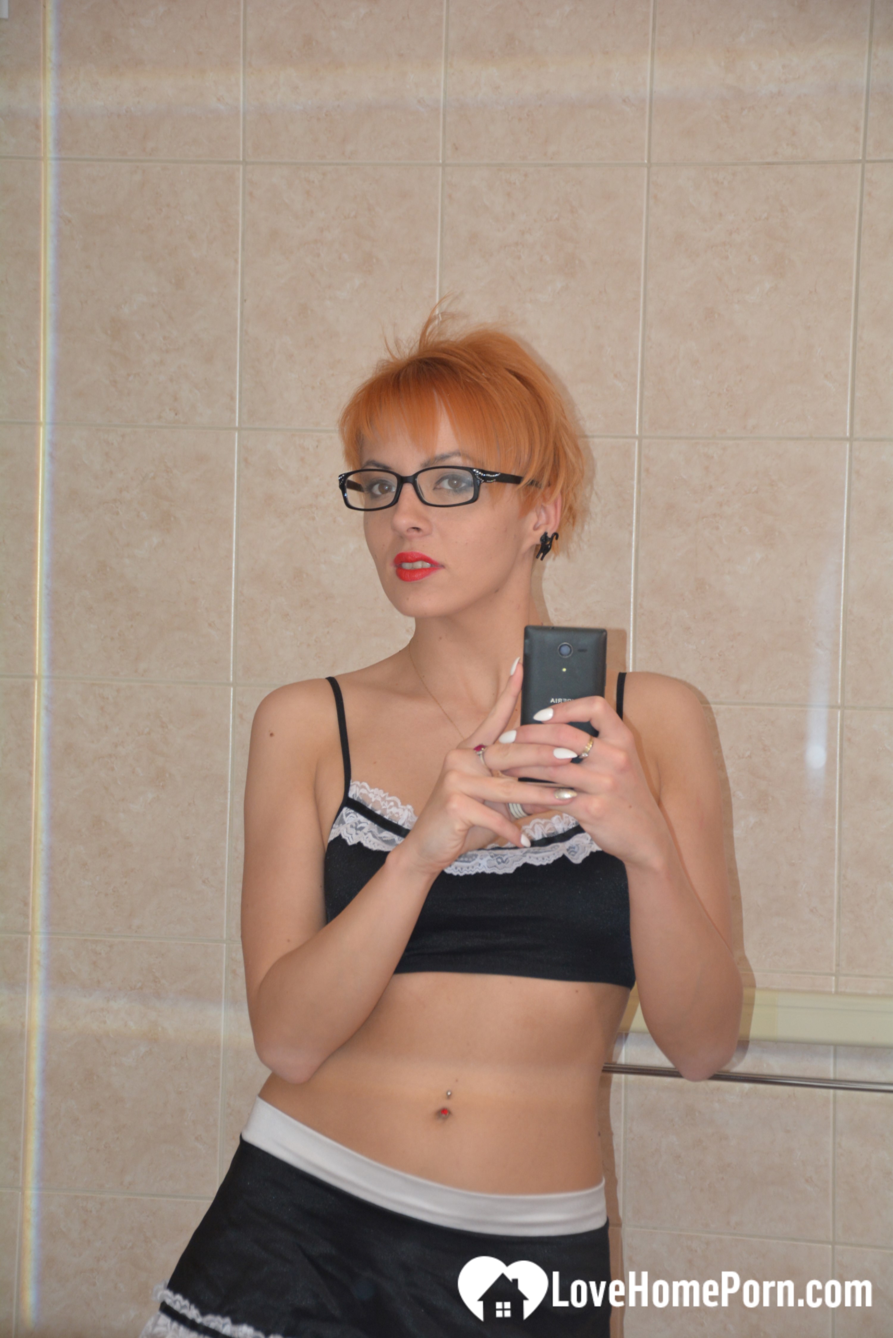 Redhead Milf Glasses