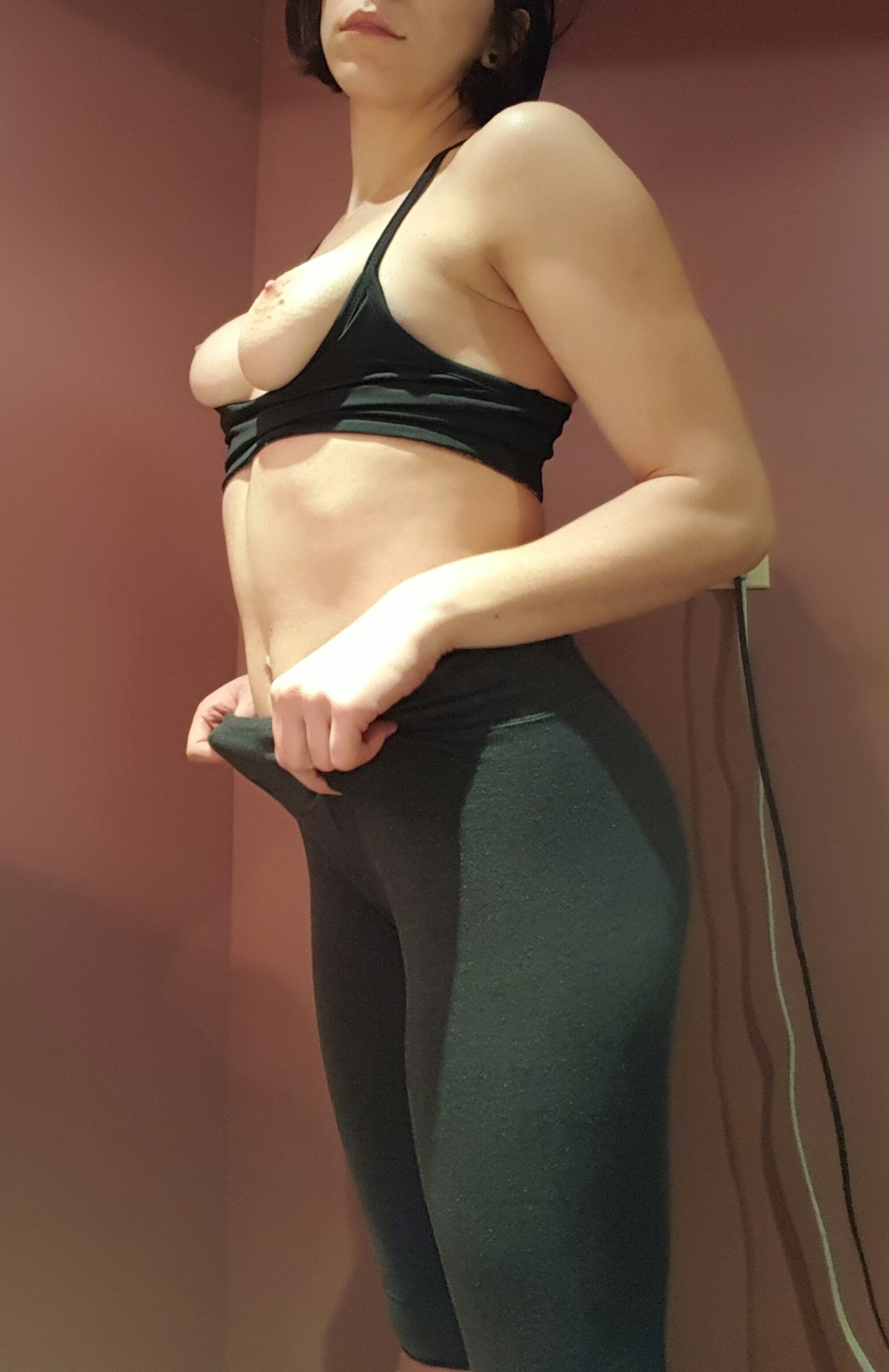 Tight Fitting Sweat Pants