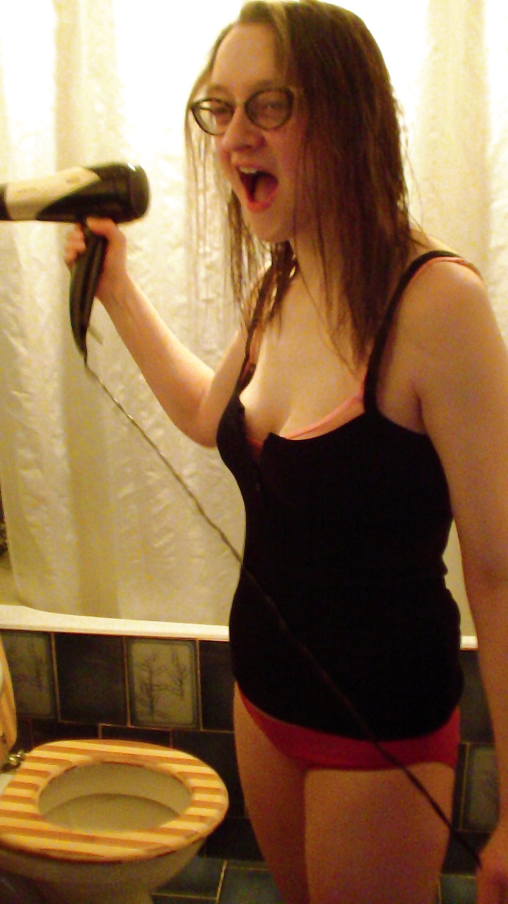 Nerdy Hairy and Horny Girl