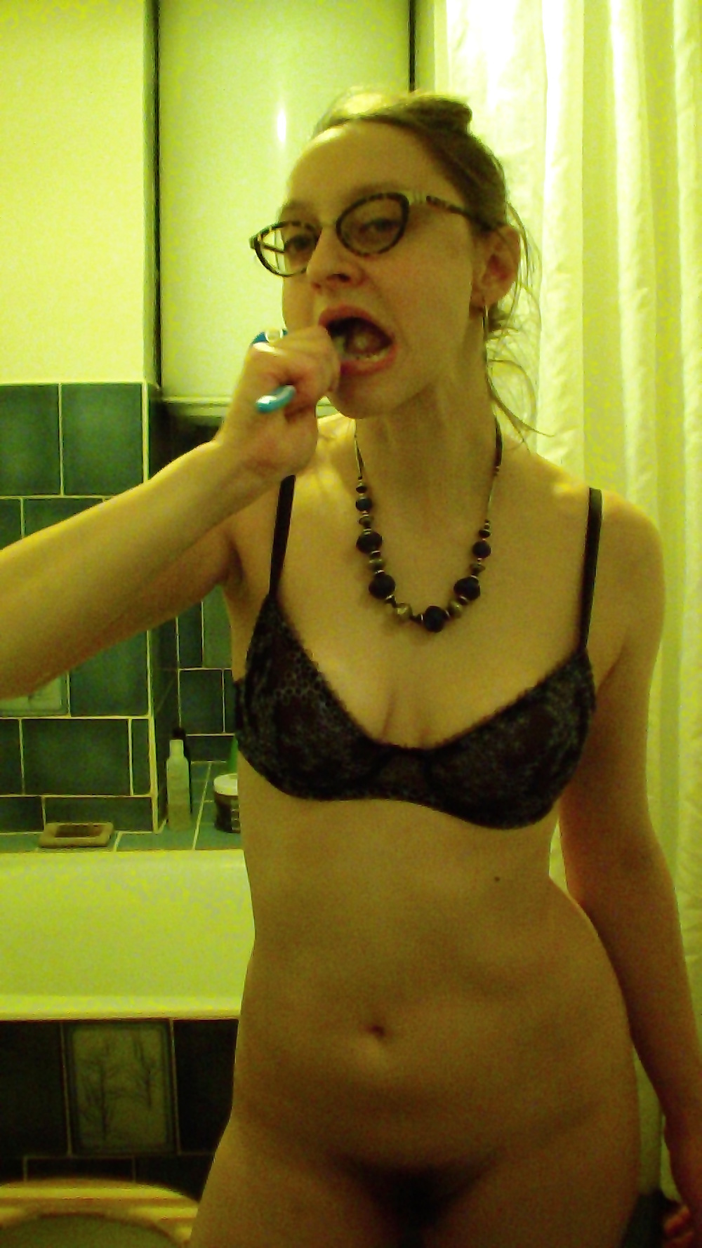 Nerdy Hairy and Horny Girl