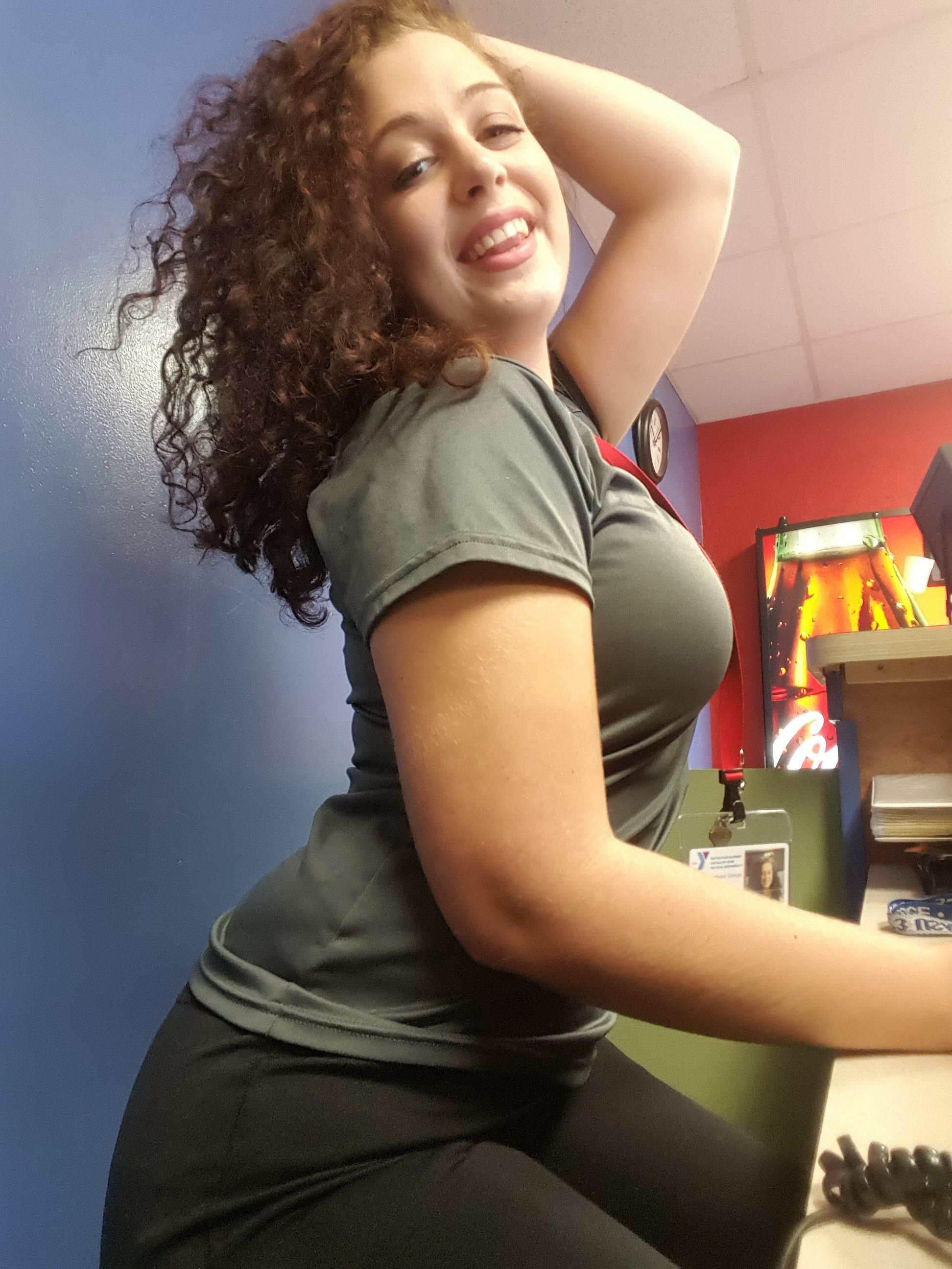 Working At The Gym Selfies