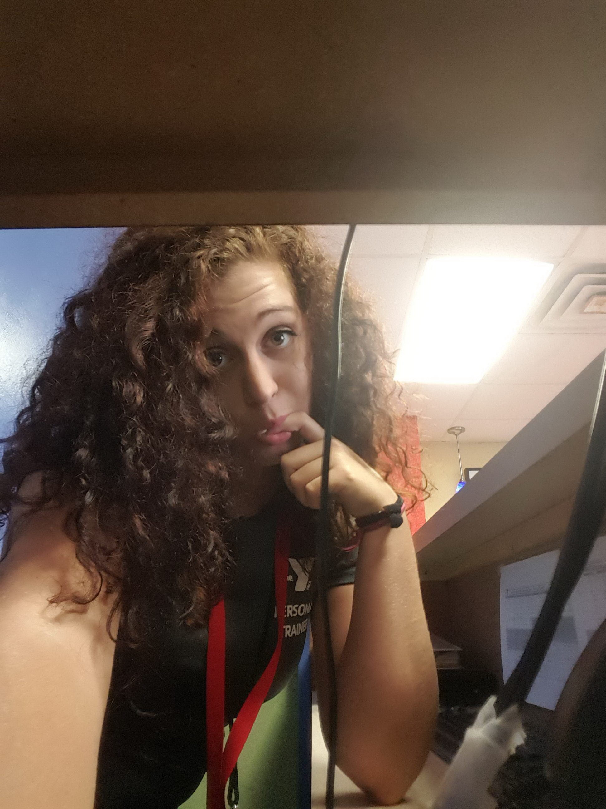 Working At The Gym Selfies