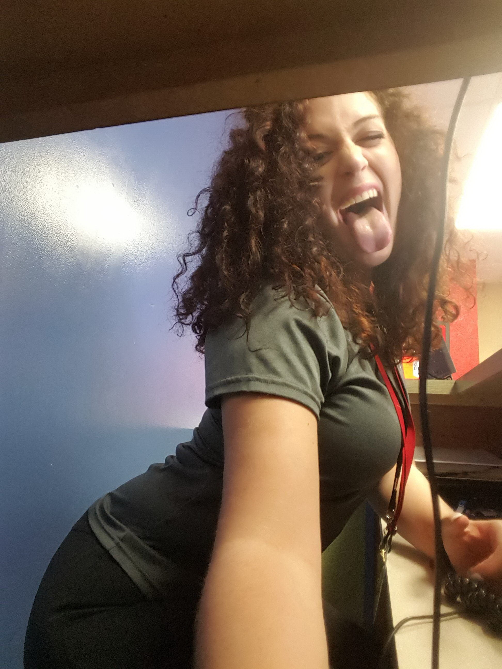 Working At The Gym Selfies