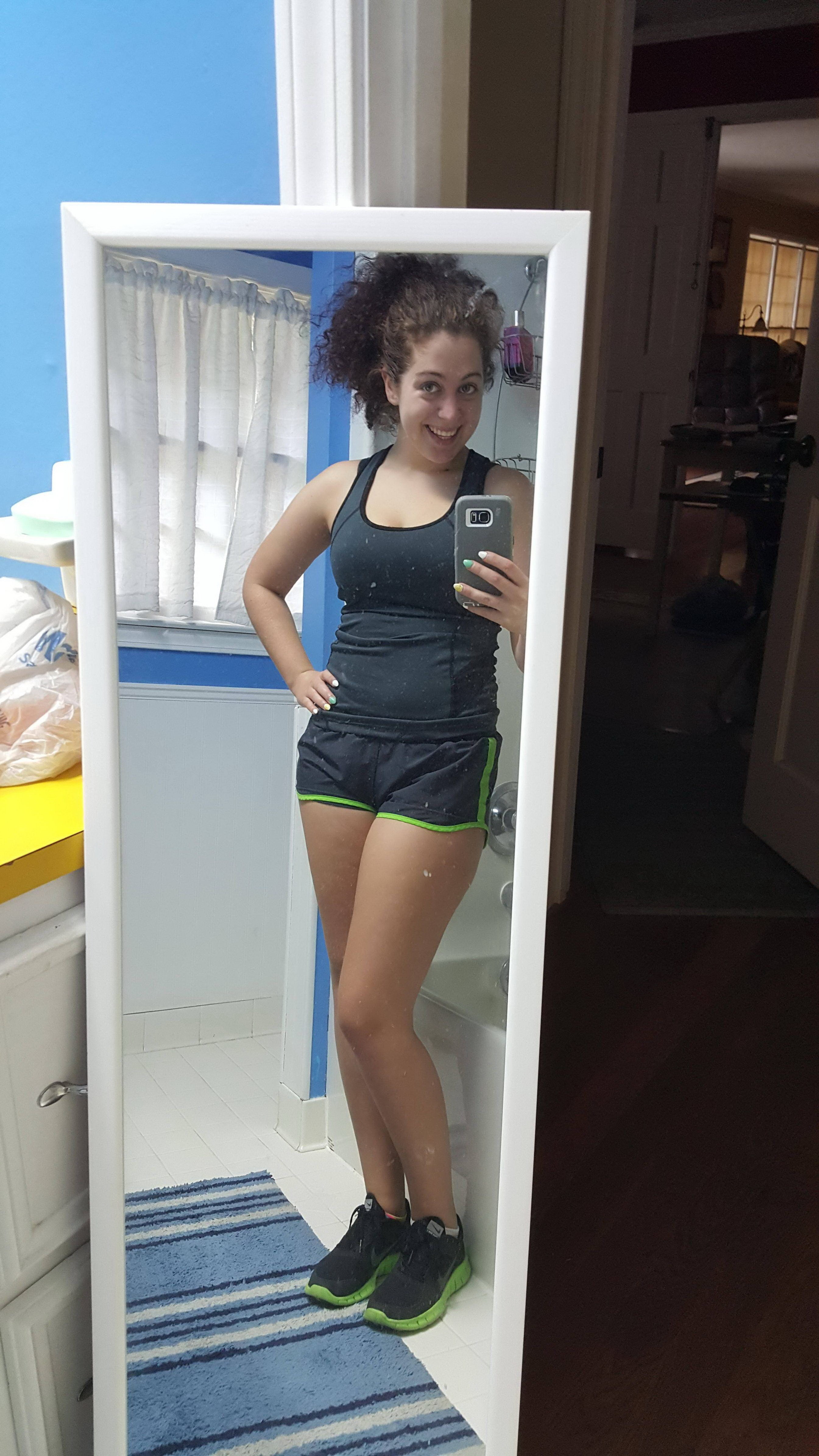 Working At The Gym Selfies