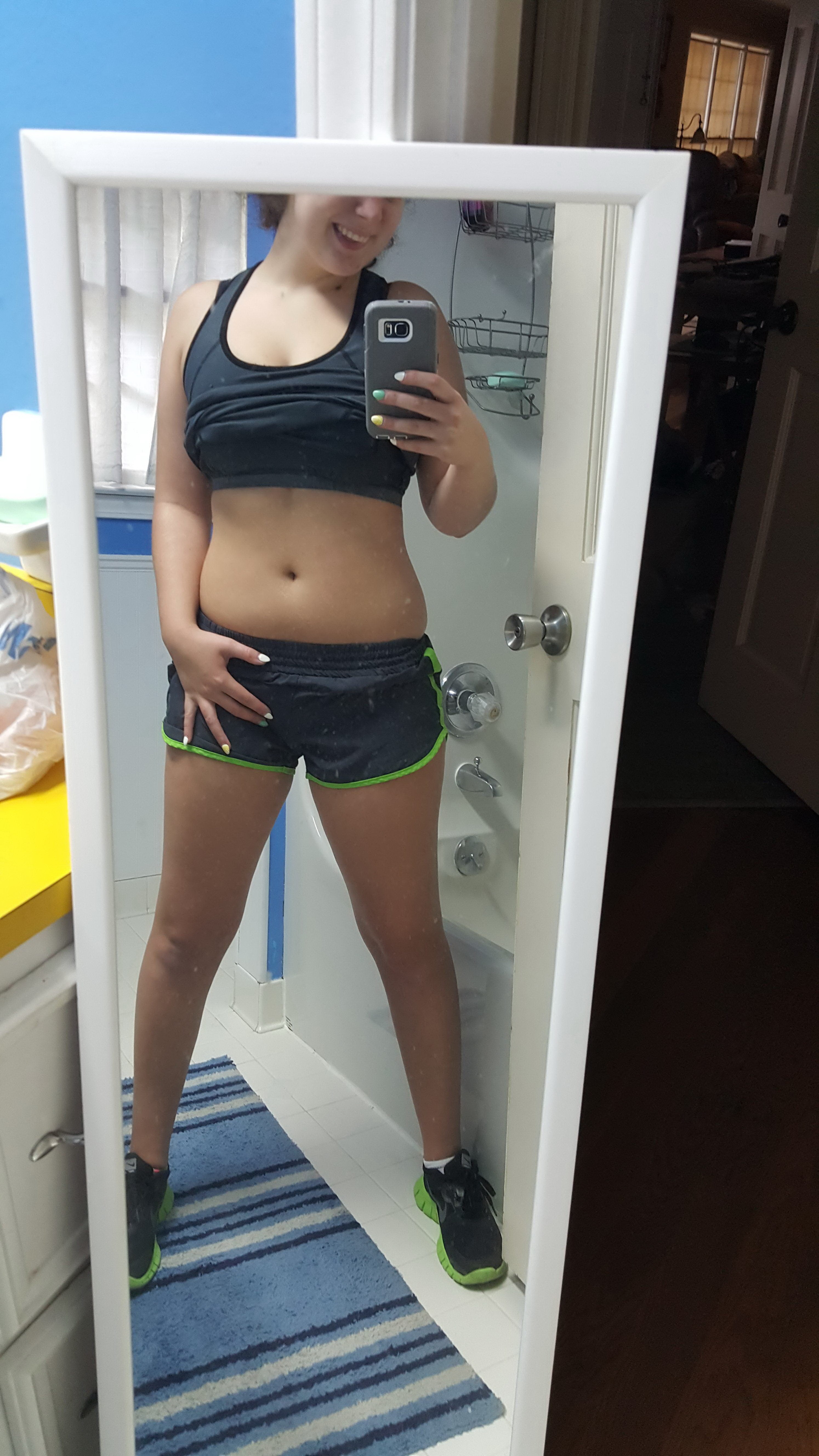 Working At The Gym Selfies