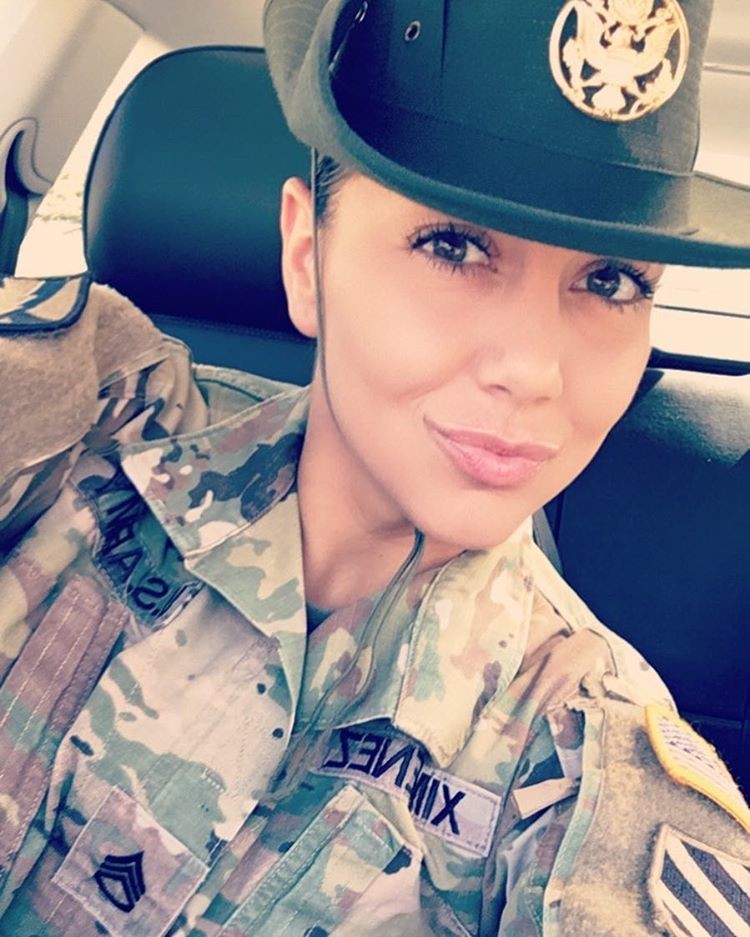 Gabby Military Selfie NN Tease