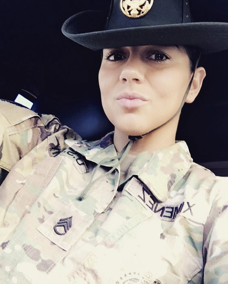 Gabby Military Selfie NN Tease
