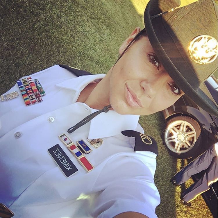 Gabby Military Selfie NN Tease