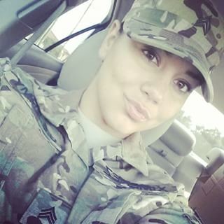 Gabby Military Selfie NN Tease