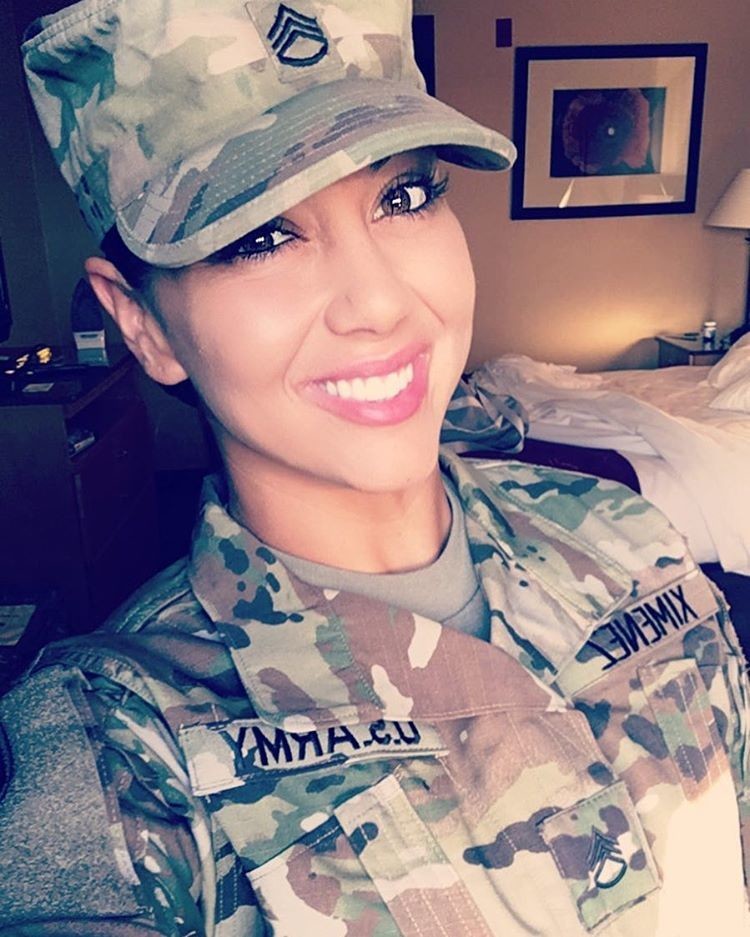 Gabby Military Selfie NN Tease