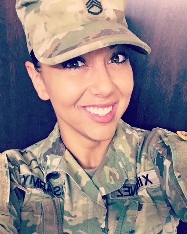 Gabby Military Selfie NN Tease
