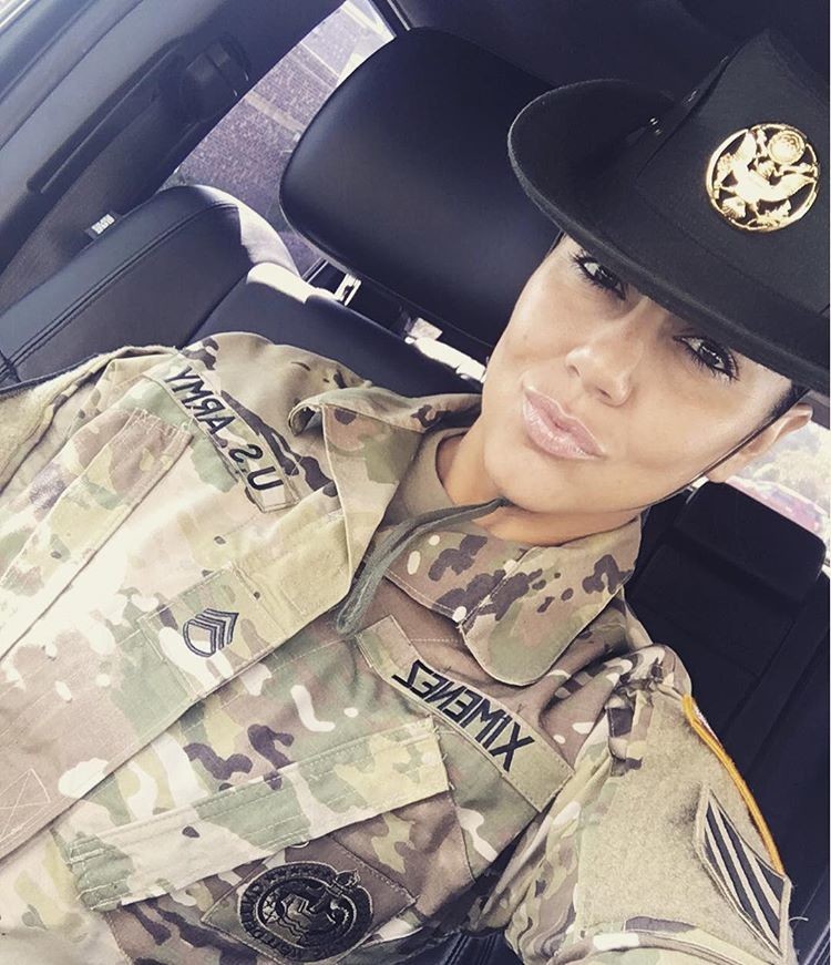 Gabby Military Selfie NN Tease