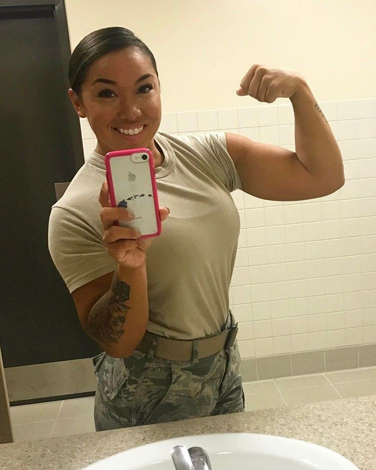 Hot Air Force Selfies Erin