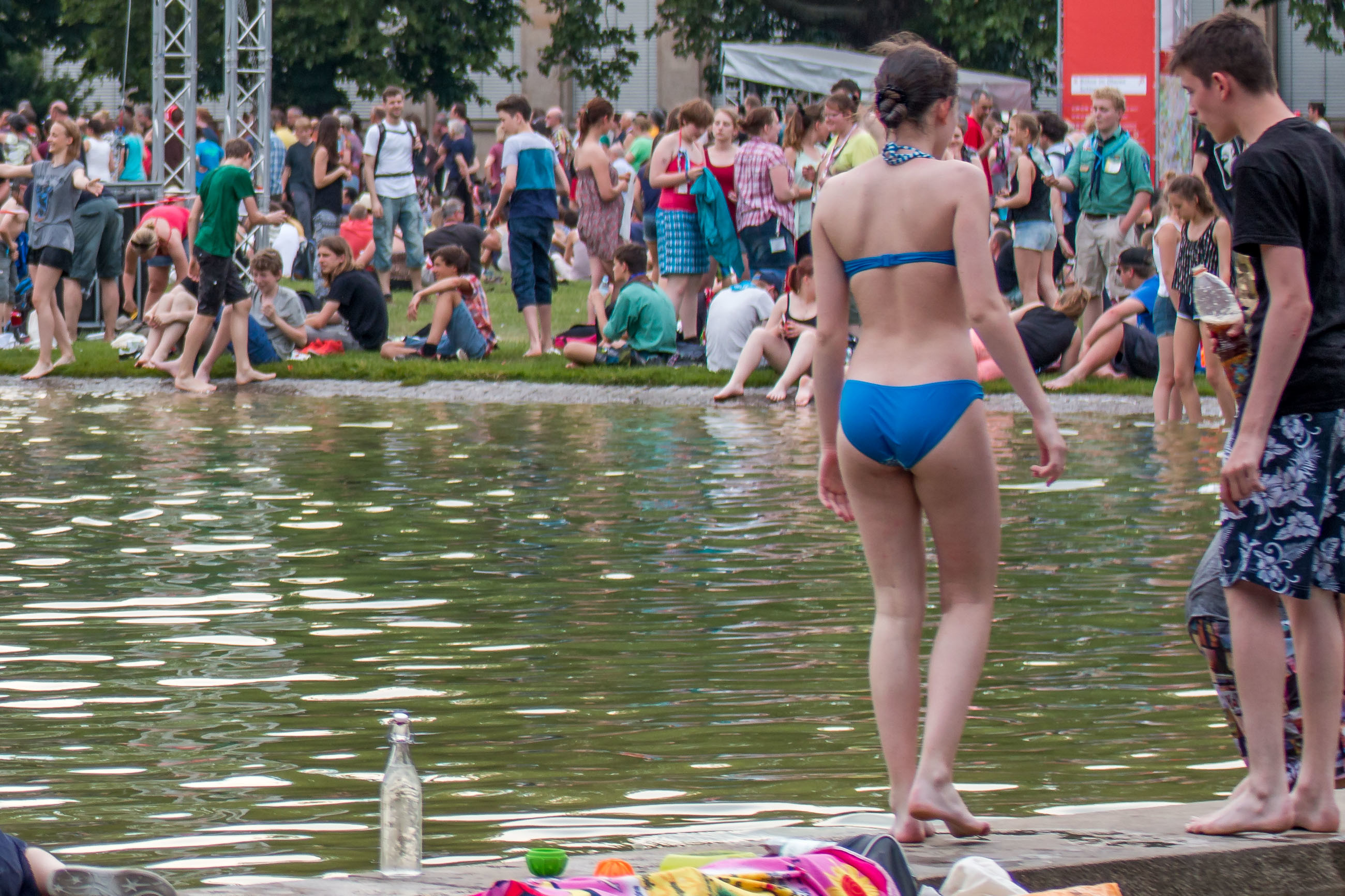 Blue Bikini in the City - Part 1