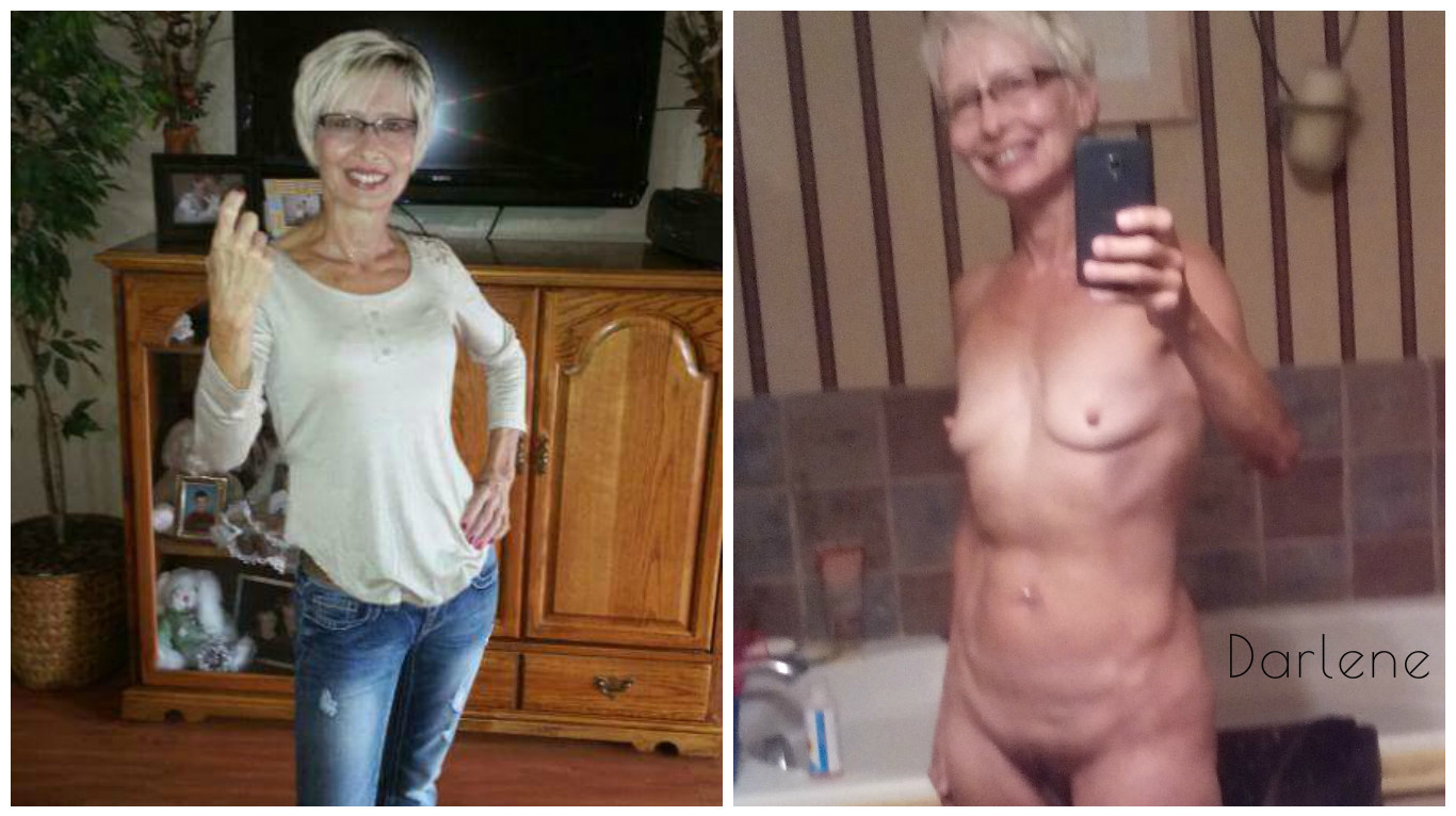 Mature MILF Dressed Undressed