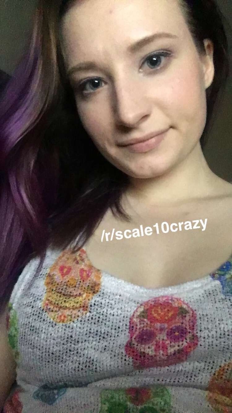 Nice Girl In Front Of Her Mirror