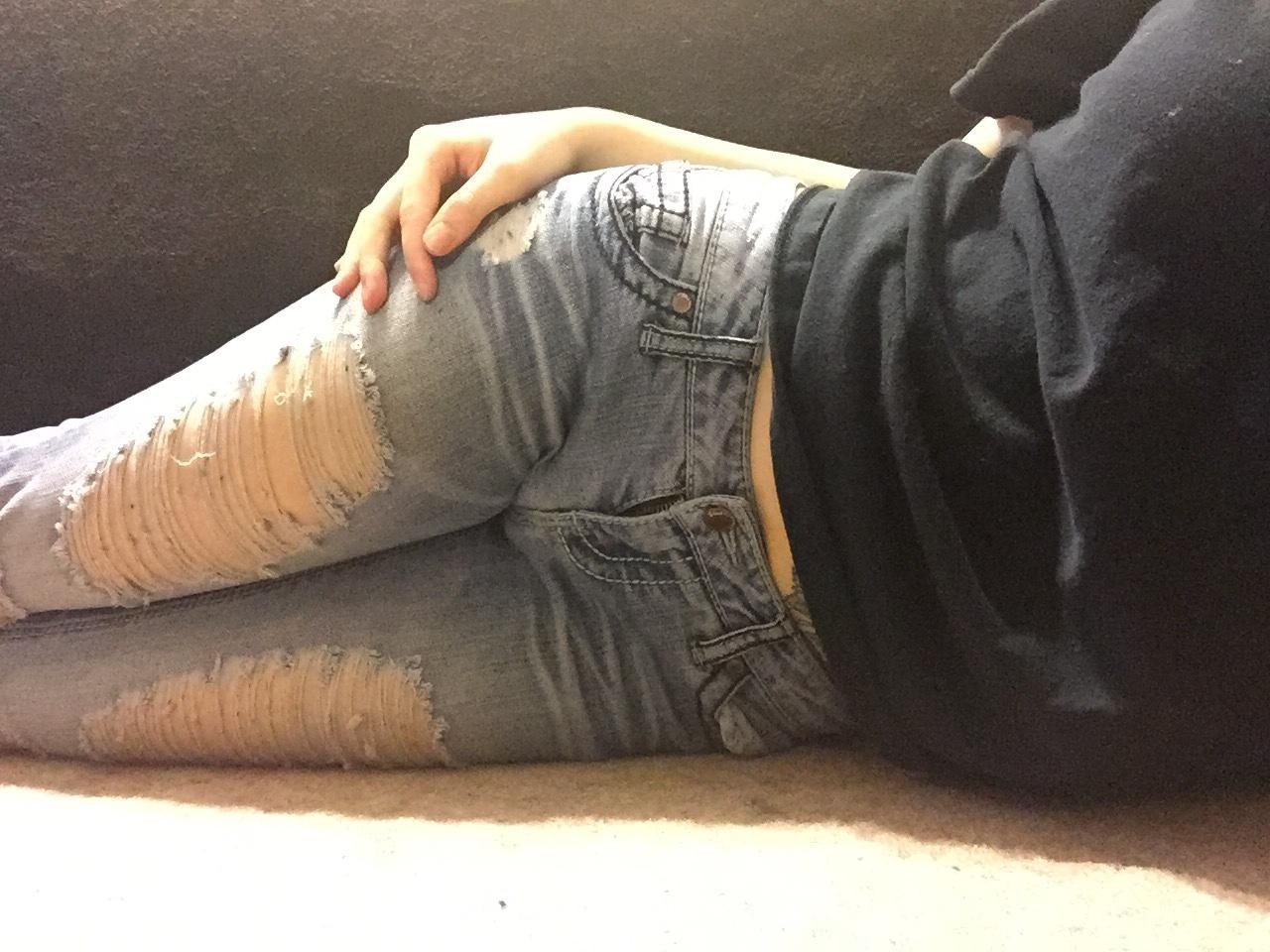 Nice Girl In Front Of Her Mirror