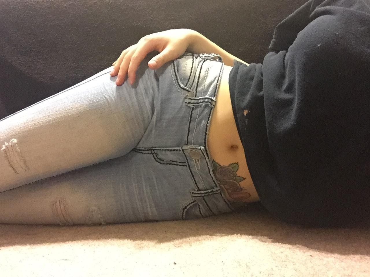 Nice Girl In Front Of Her Mirror