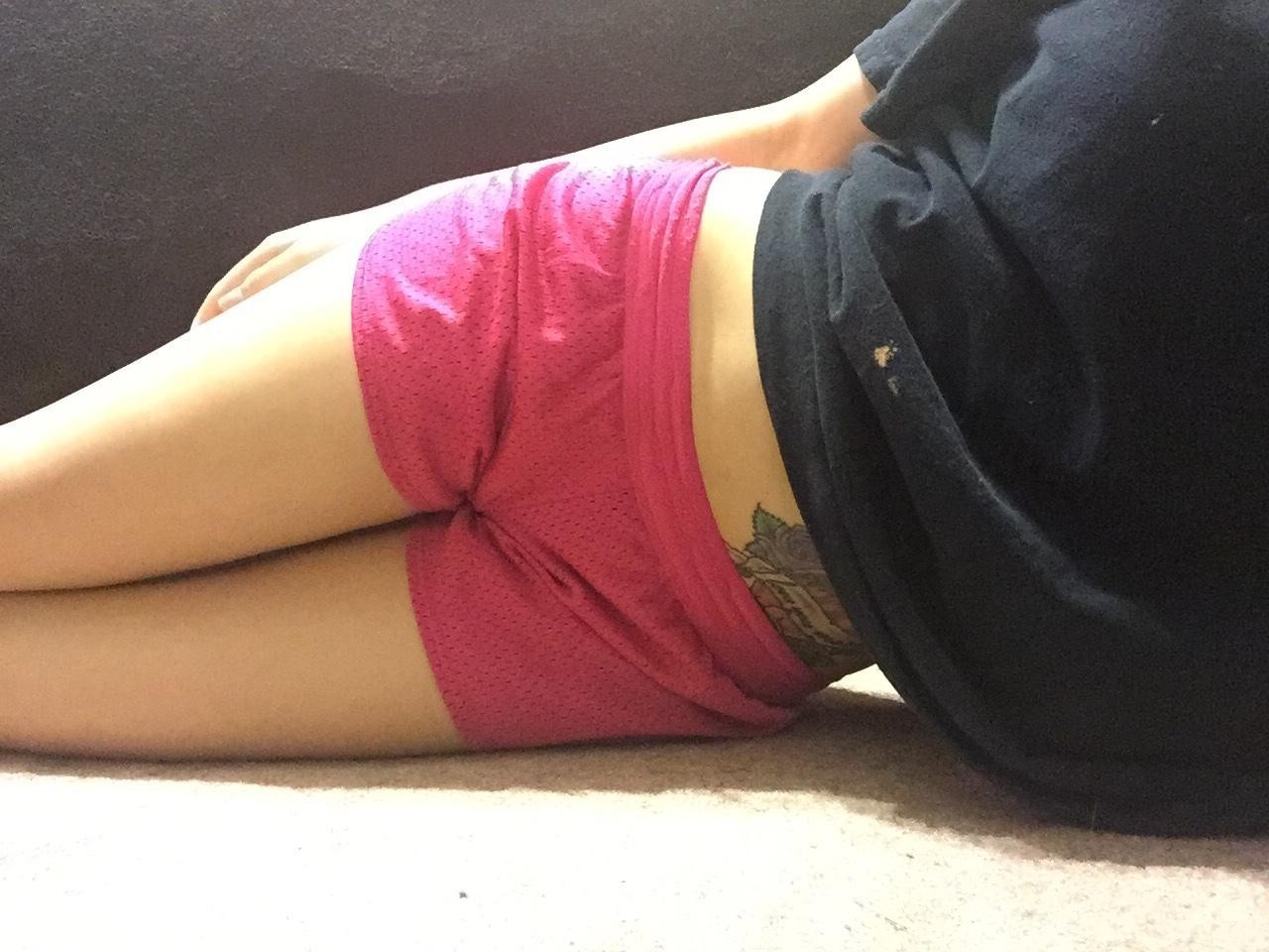 Nice Girl In Front Of Her Mirror