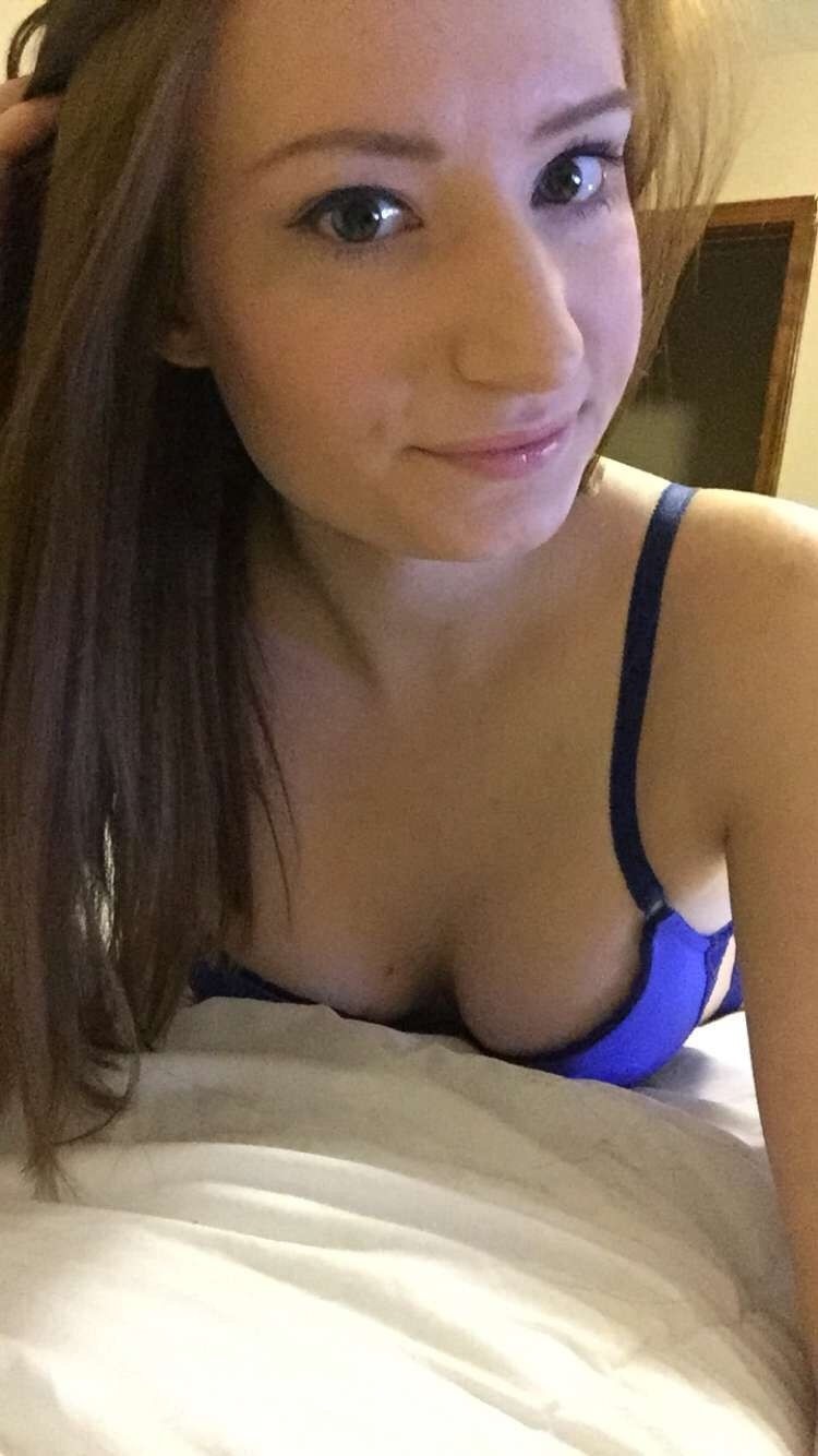 Nice Girl In Front Of Her Mirror