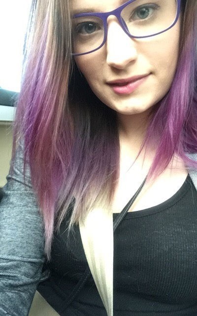 Nice Girl In Front Of Her Mirror