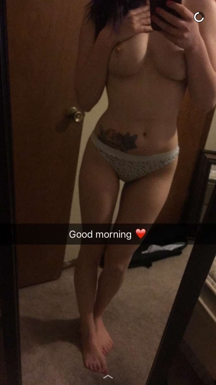 Nice Girl In Front Of Her Mirror