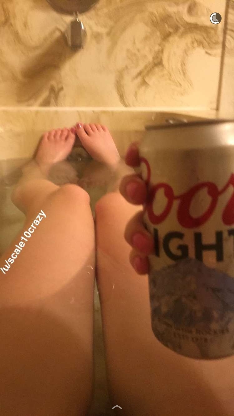 Nice Girl In Front Of Her Mirror