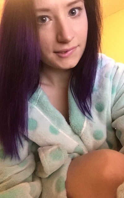 Nice Girl In Front Of Her Mirror