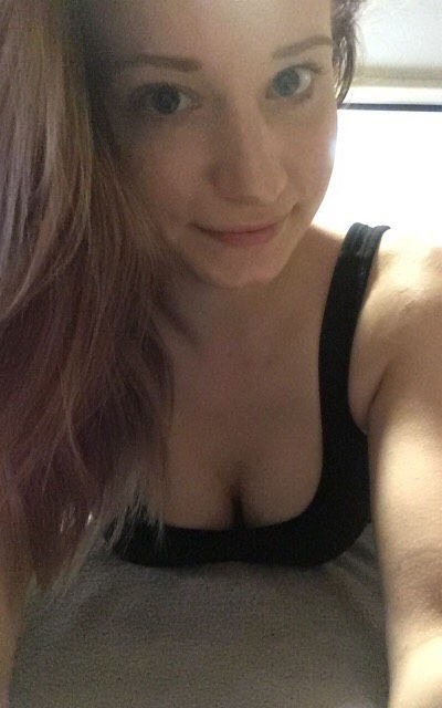 Nice Girl In Front Of Her Mirror