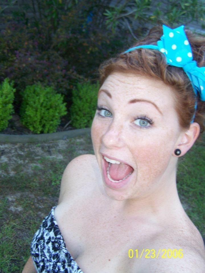 Gorgeous Redhead Selfshots