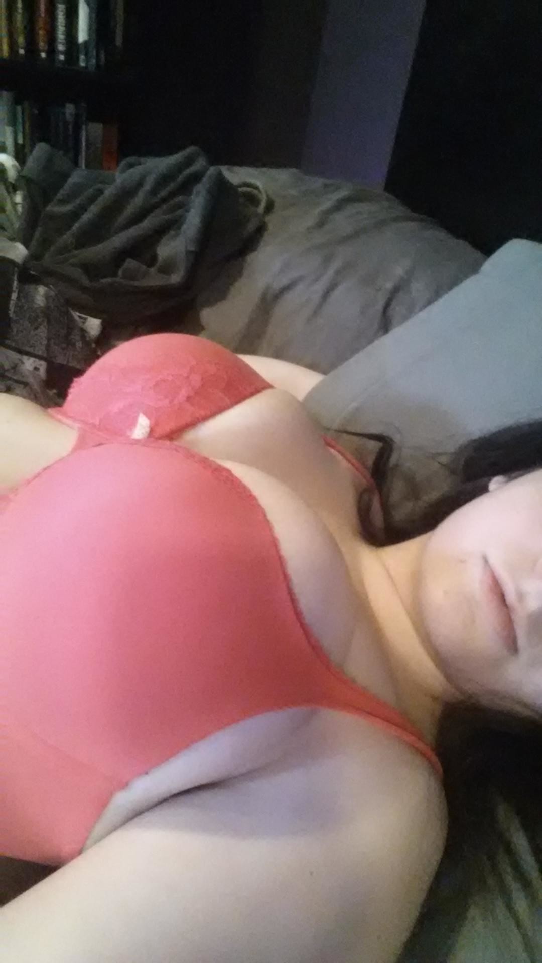 MMS Busting Out Selfie Huge Tits