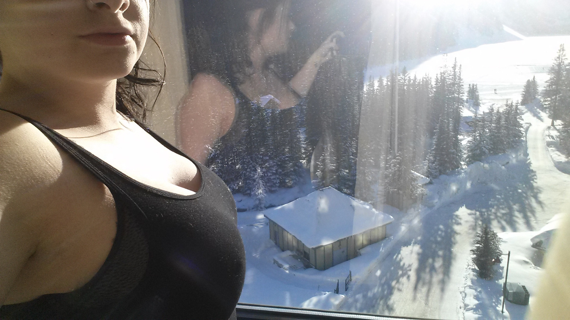 MMS Busting Out Selfie Huge Tits