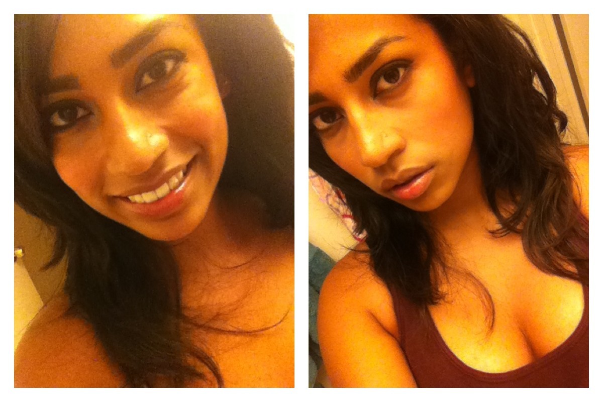 Selfie Brown Gal Najma