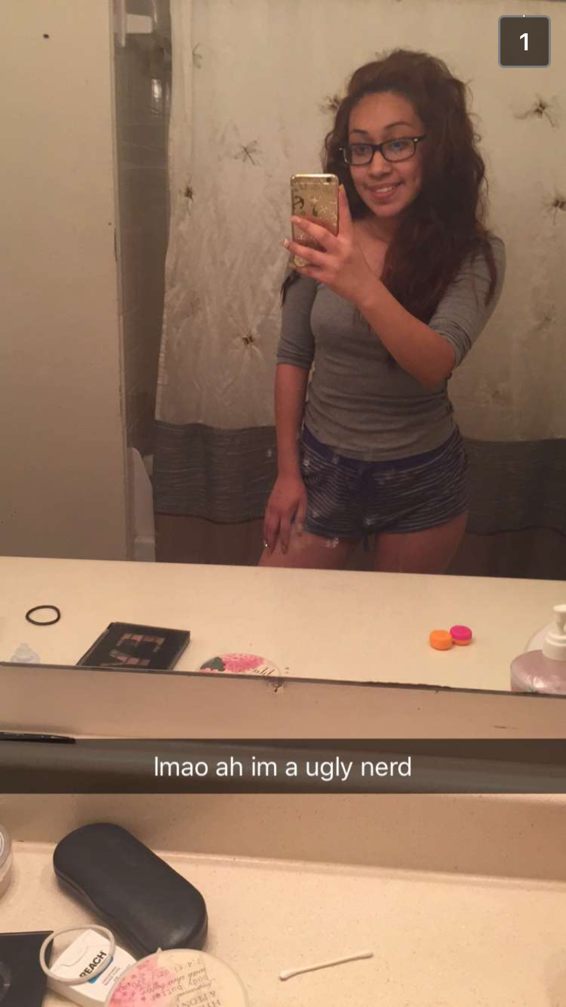 Sexy Brunette Not a Nerd