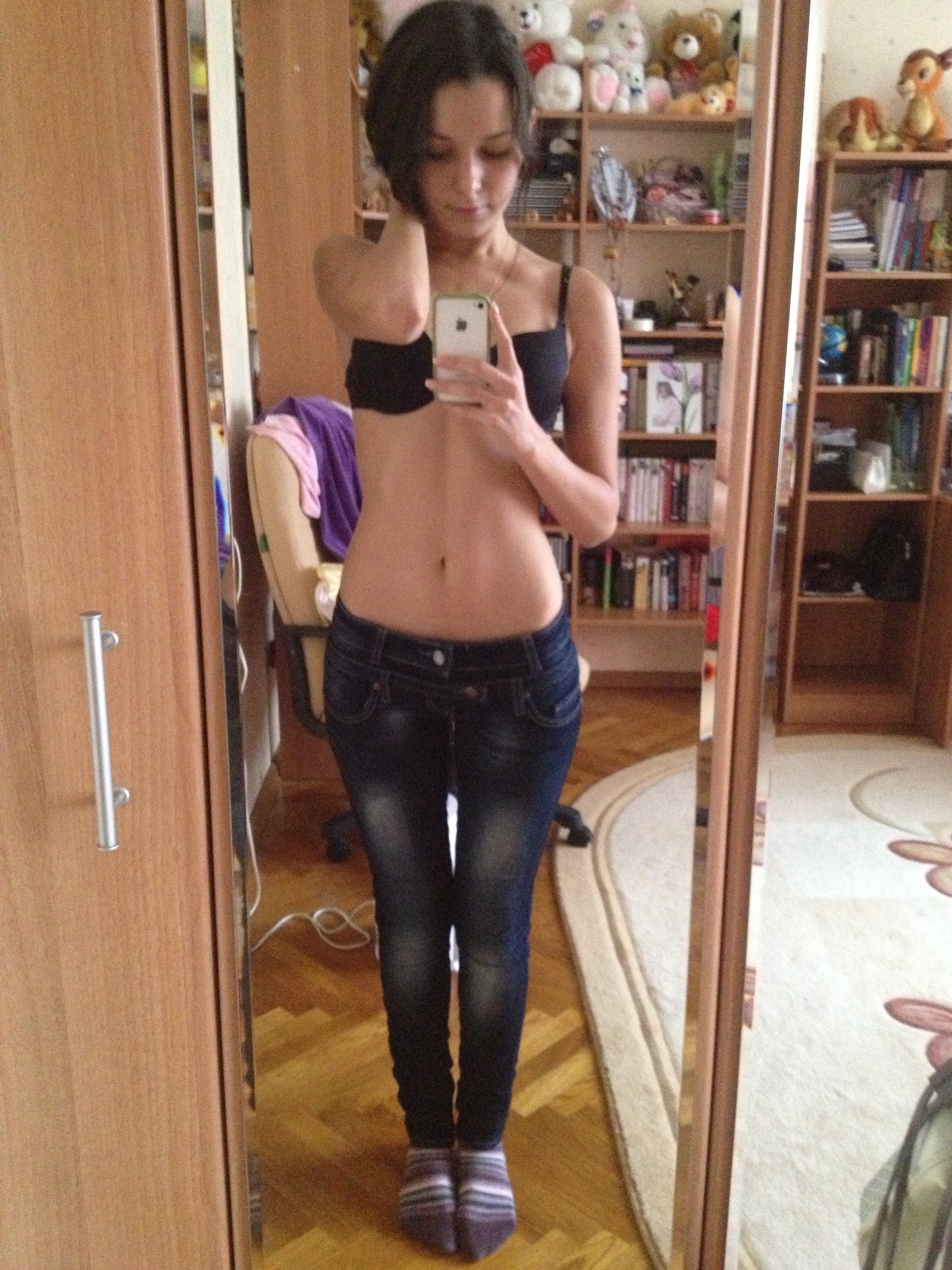 Selfie Brunette From Eastern Europe