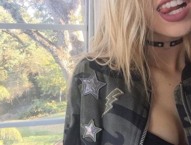 Curvy Blonde Teasing The Camera