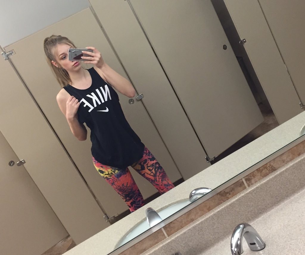 Curvy Blonde Teasing The Camera