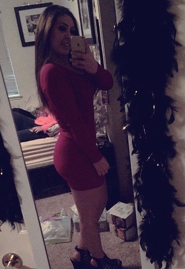 Curvy Brunette Teasing The Camera