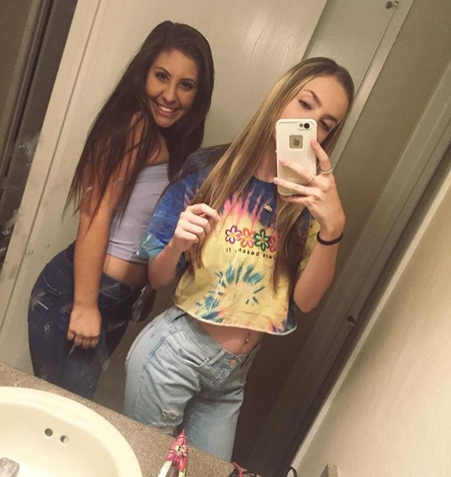 Curvy Brunette Teasing The Camera