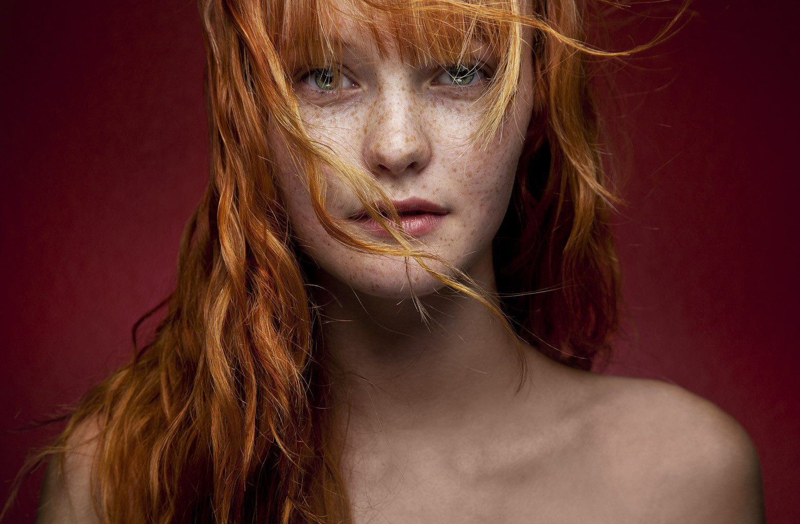 Gorgeous Ginger Model