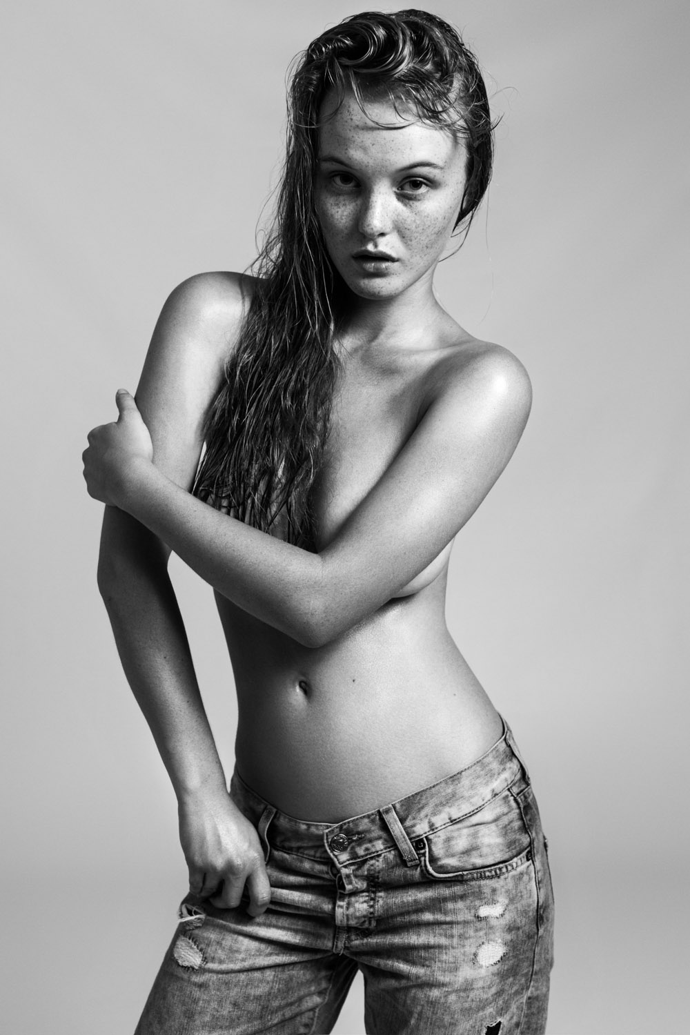 Gorgeous Ginger Model