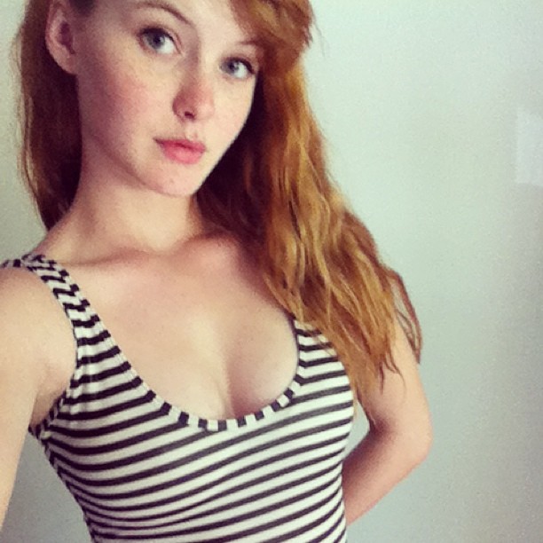 Gorgeous Ginger Model