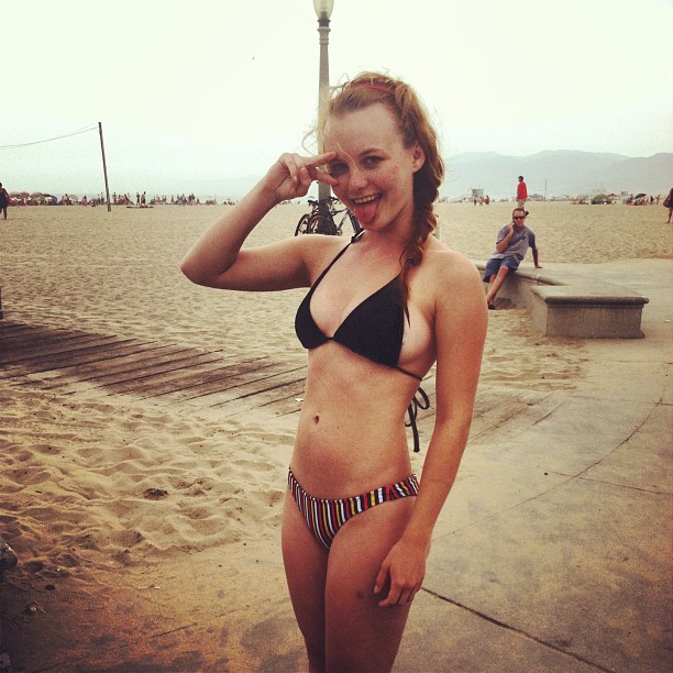 Gorgeous Ginger Model